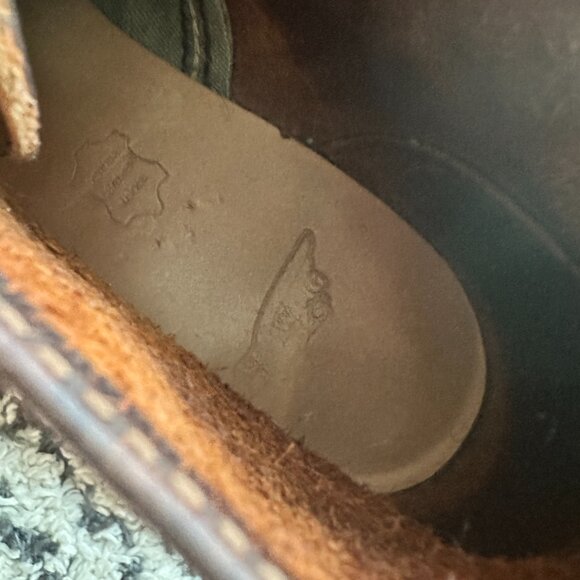 Red Wing Shoes - Men's Desert Ankle Boots - Lace Up, Leather Oro Brown (Size 10) - Picture 8 of 11